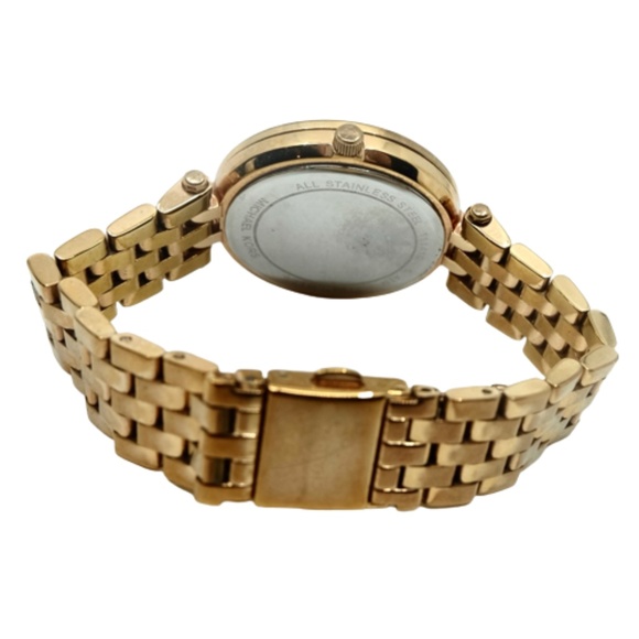 MICHAEL KORS~3192~Darci~LADIES' ROSE-GOLD SWAROVSKI CRYSTAL GLITZ WATCH - Picture 5 of 5